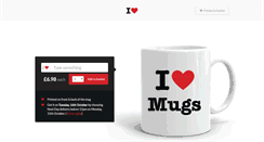 Desktop Screenshot of iheartmugs.com