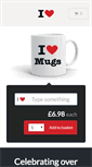 Mobile Screenshot of iheartmugs.com